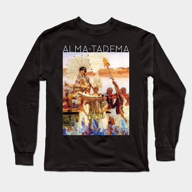 Lawrence Alma-Tadema - The Finding of Moses Long Sleeve T-Shirt by TwistedCity